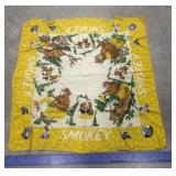 Vintage Smokey the Bear bandanna *some fraying
