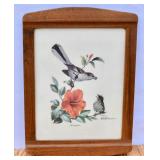 Roger Tory Peterson Framed Mockingbird Picture