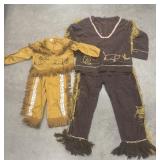 Vintage childrenï¿½s native American costumes/dress
