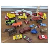 Vintage toy vehicles - Auburn rubber horse and