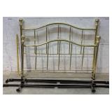 Cannonball Brass Bed - Queen Sized
