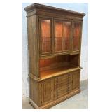 2 Piece Light Up Hutch 54/18/80