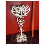 Antique Metal Fish Bowl Stand