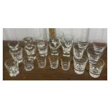 Shot glasses- box of 21