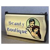 Light-up Beauty Boutique Sign 48/28/8