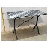 Marble & Iron Pattio Table 37/24/30