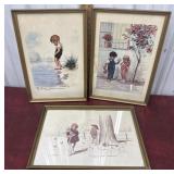 3 Georges Redon prints