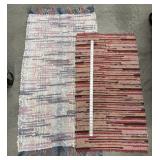 2 Woven Rugs