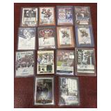 Football cards - signed and a jersey card