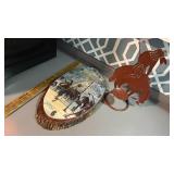 Indian clock/end of the road candleholder