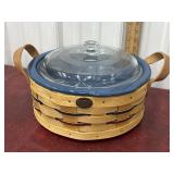 Peterboro lazy Susan casserole cover dish