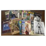 Vintage monster comics, wrestling magazines