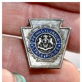 PA State Police Vintage Lapel Pin. Not