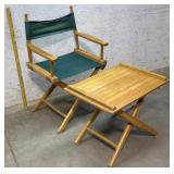 Folding Chair & Table - great for sun room