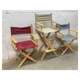 Folding Directors Chairs (3)