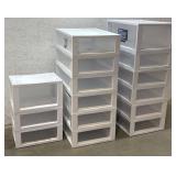 15 Sterilite stacking modular drawers