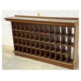 Oak Post Office Pigeon Holes 58/12/33