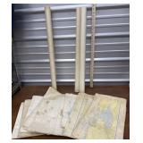 New York St.Lawrence, Great Lakes, maps