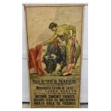 1967 Spanish Bullfight Event Poster