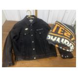 Harley Davidson jacket, blanket- size M
