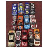 8 NASCAR cars, 5 banks