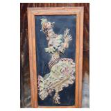 MCM Plaque Craft Picture. Some paint peeling off.