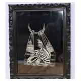 Puntadewa Silver Metallic Thread Art Picture