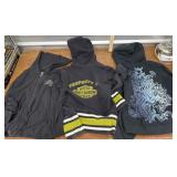 3 Harley Davidson zip ups size S & M womenï¿½s