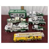 Hess trucks and BP ladder truck