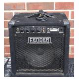 Fender Rumble Amp. Powers on
