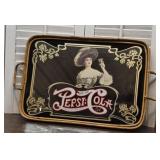 Pepsi Cola Mirrored Bamboo Serving Tray