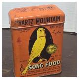 Hartz Mountain Song Food Tin