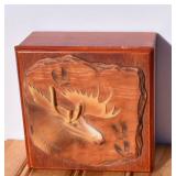 Vintage Moose Trinket Box