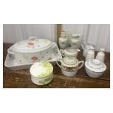 Nortake, Mikasa- sugar, creamer, salt, pepper,