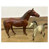 2 Breyer Model Horses Traditional size. One is