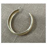 gold 14k Signed Odd Earring