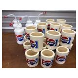 266Vintage Pepsi 27 foam cozies & 4 drink bottles.