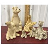 Quarry Critters 5 Polar Bear figures