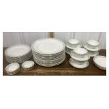 Wm. Guerin & Co. Limoges France- plates, teacups,