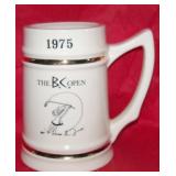 1975 B.C. Open Golf Tournament Souvenir Ceramic