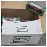 Partial Case 12 Hess 1999 mini trucks - old store