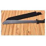 Sawback Machete with Sheath