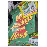 5 promotional Hess truck posters - plastic
