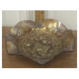 Millersburg Blackberry Wreath carnival glass bowl