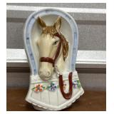 Horse wall pocket