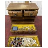 Jewelry box with contents