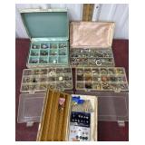 Jewelry cases with earrings