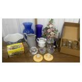 Vases, planter, candle holders etc