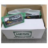 Partial Case 14 Hess mini trucks - 2000 old store