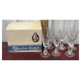 Waterford Crystal sherry stemware - original